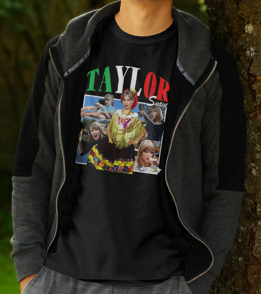 TAYLOR Suave Collage Mexican Outfit Food And Drink T-Shirt
