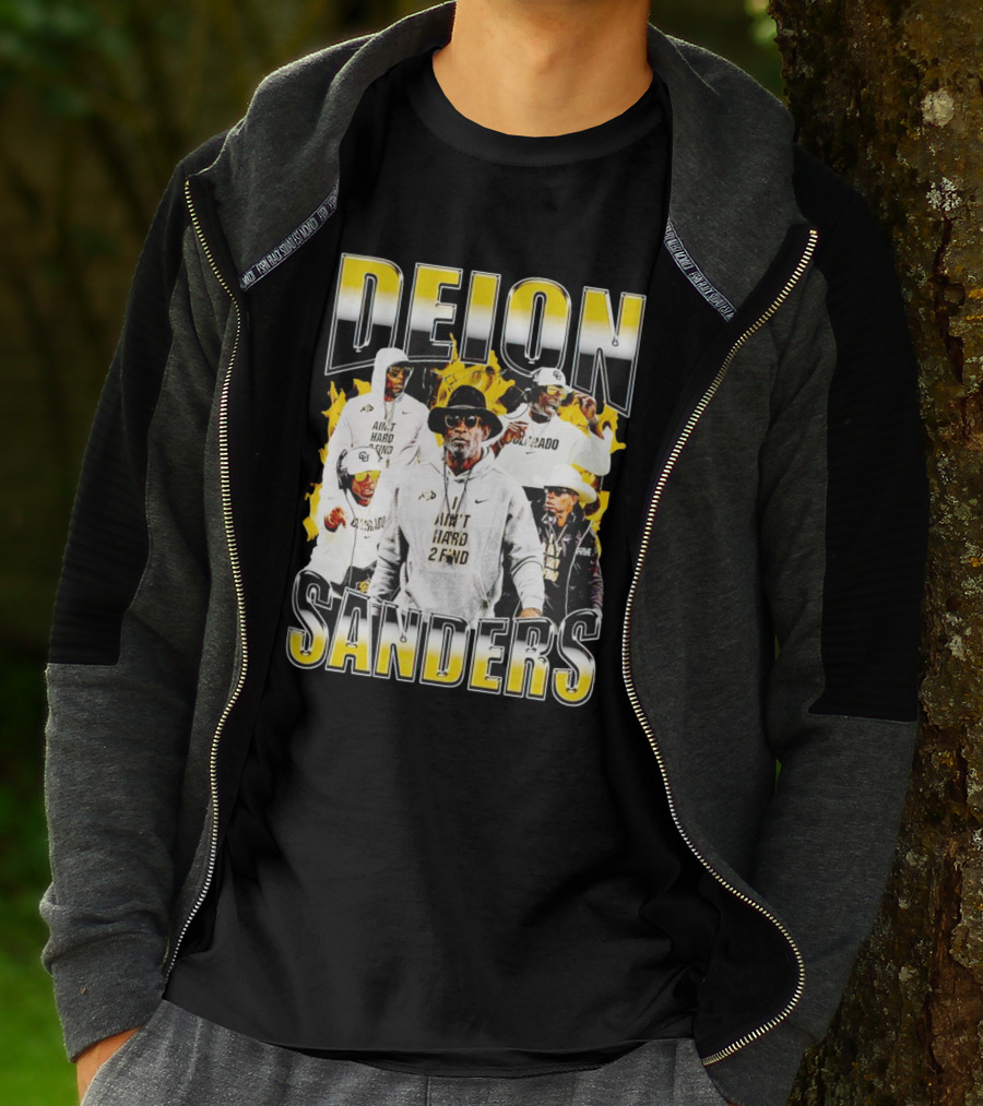 Deion Sanders Coach Prime Colorado Buffaloes Football Aint Hard 2 Find T-Shirt