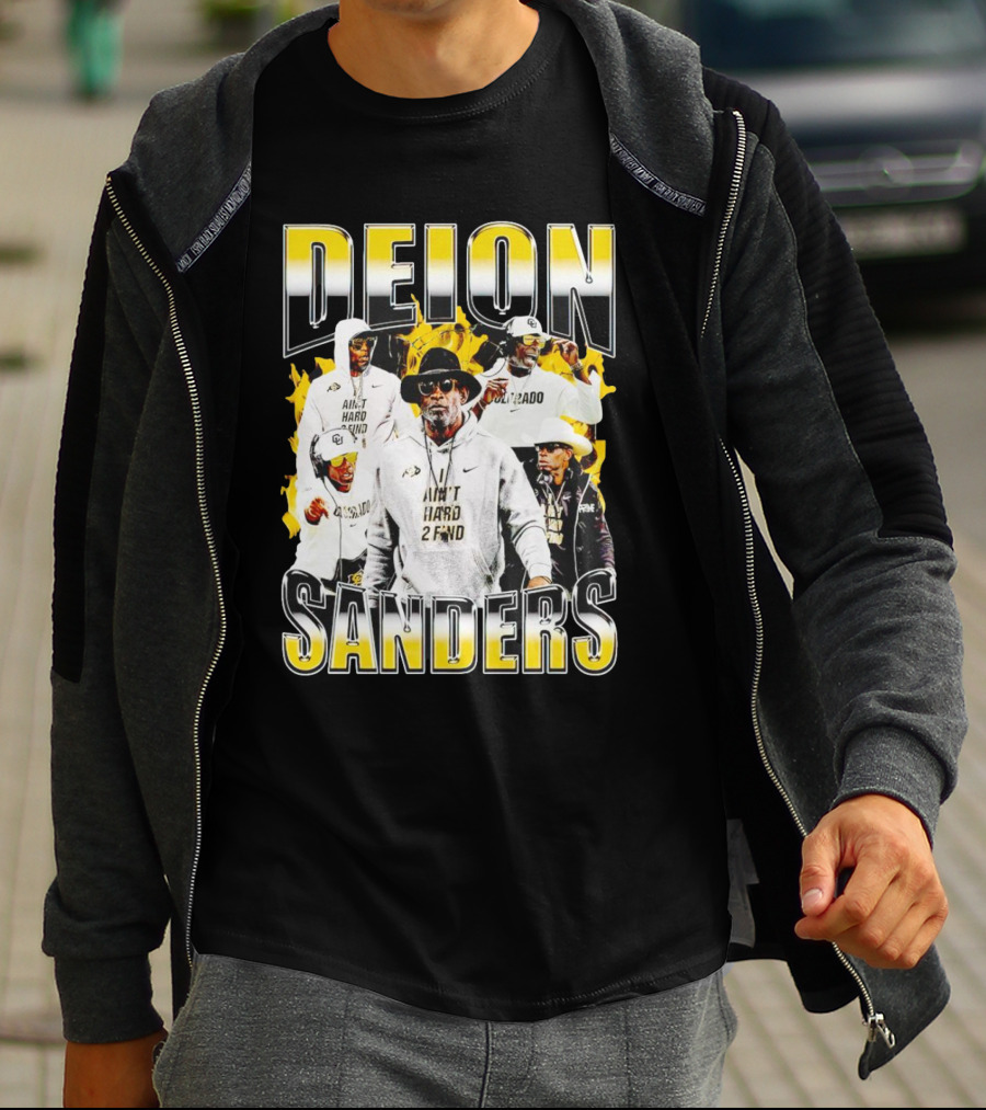 Deion Sanders Coach Prime Colorado Buffaloes Football Aint Hard 2 Find T-Shirt
