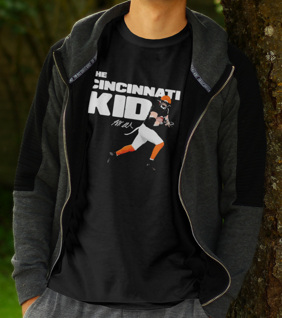 Trey Hendrickson Cincinnati Bengals The Cincinnati Kid Signature Football Gear T-Shirt