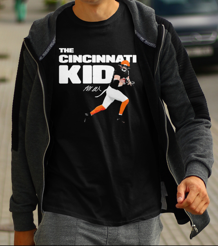 Trey Hendrickson Cincinnati Bengals The Cincinnati Kid Signature Football Gear T-Shirt