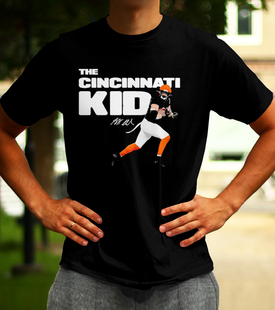 Trey Hendrickson Cincinnati Bengals The Cincinnati Kid Signature Football Gear T-Shirt
