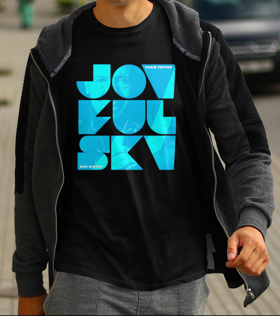Robin Trower Joyful Sky Album Cover Art By Hari Schneider T-Shirt