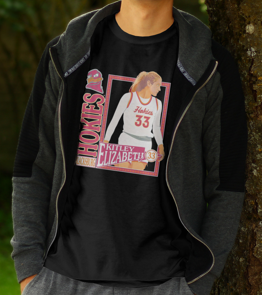 Elizabeth Kitley 33 Virginia Tech Hokies Basketball Blacksburg T-Shirt