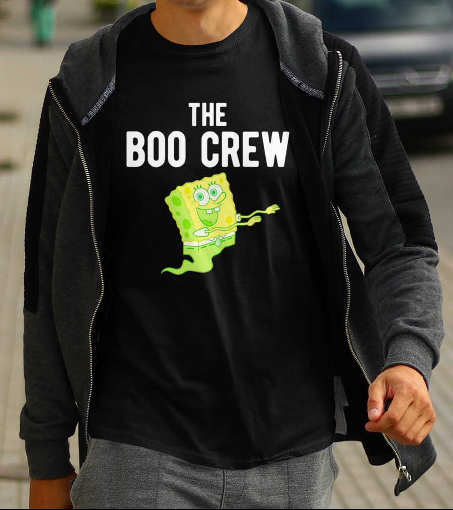 The Boo Crew Ghost SpongeBob Halloween T-Shirt
