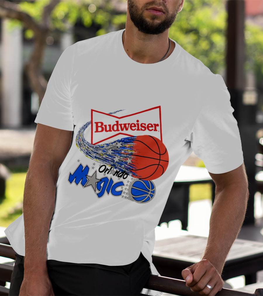 Budweiser Orlando Magic Basketball T-Shirt