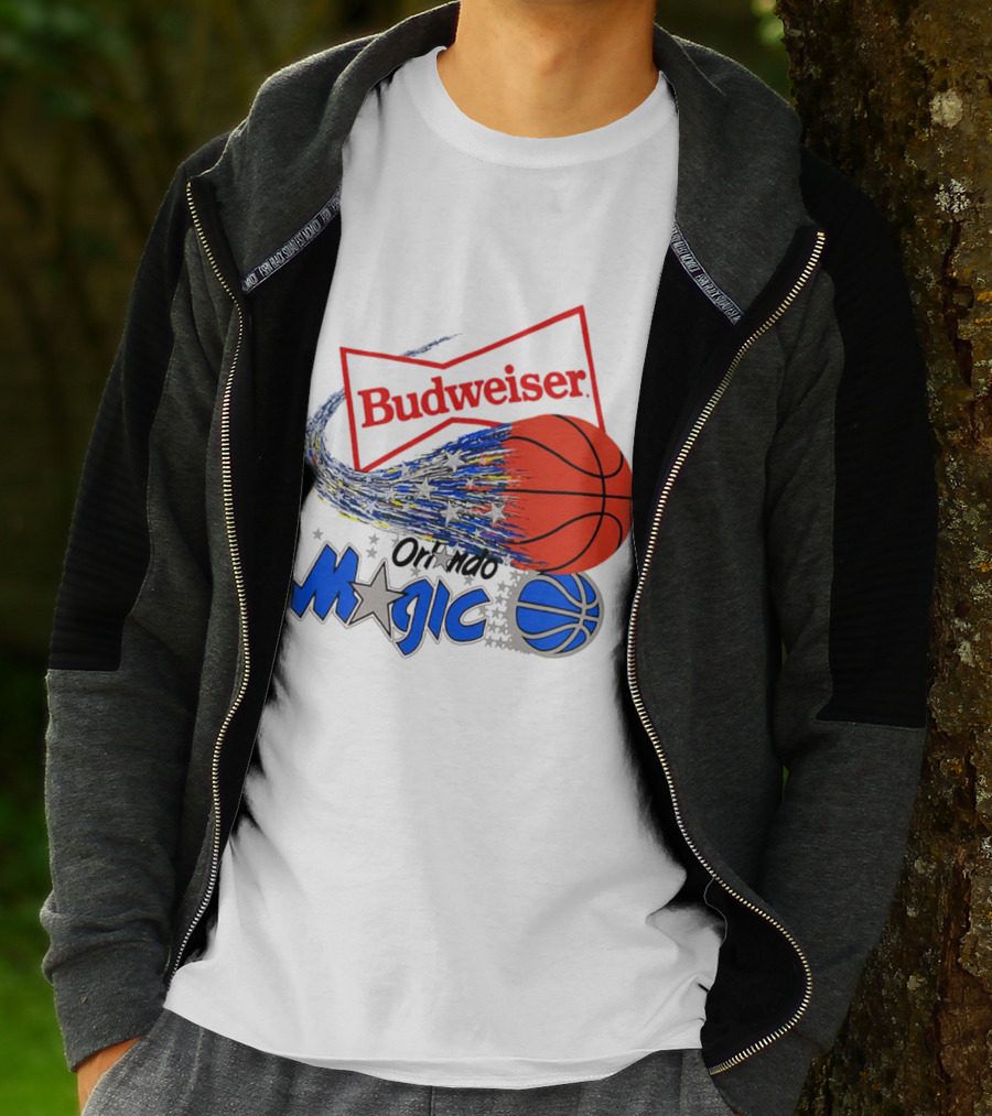 Budweiser Orlando Magic Basketball T-Shirt