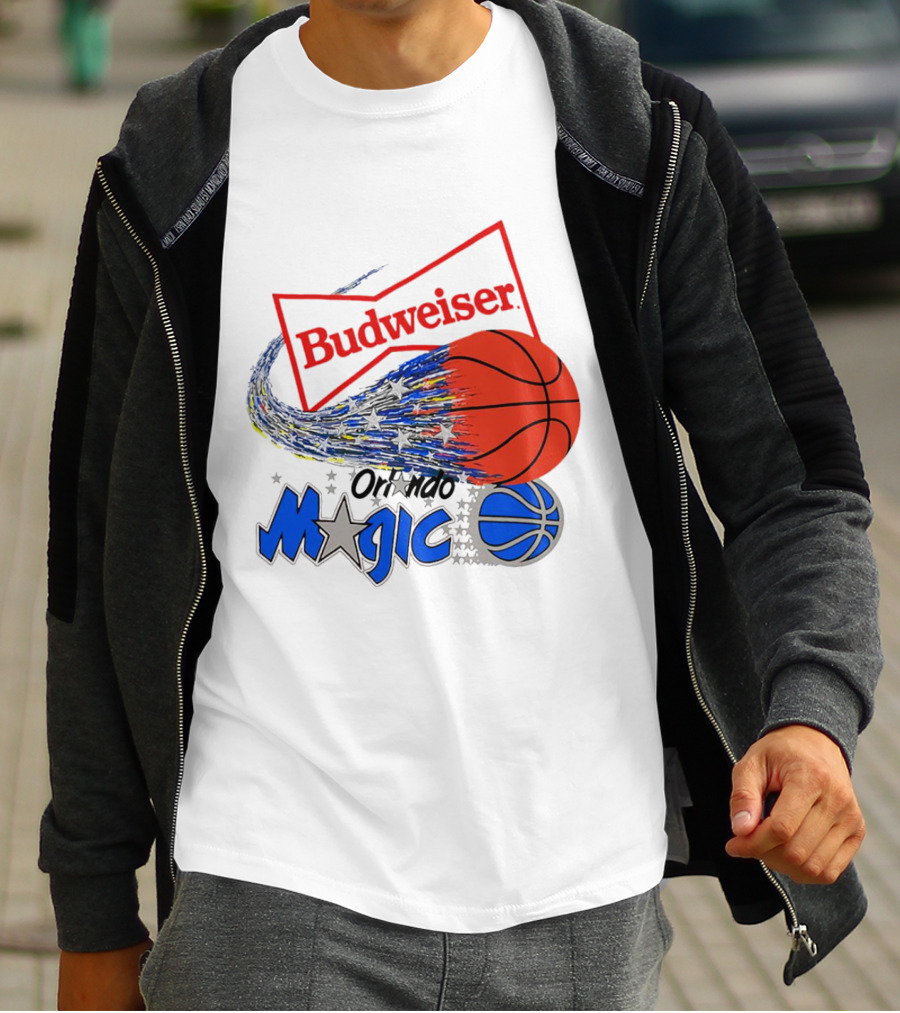 Budweiser Orlando Magic Basketball T-Shirt