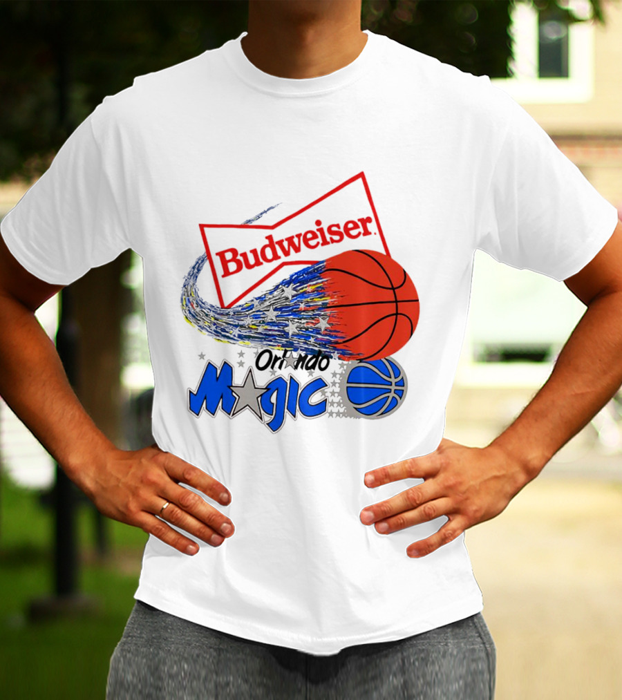 Budweiser Orlando Magic Basketball T-Shirt