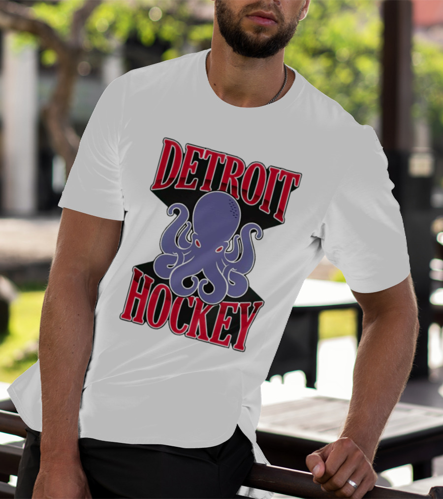 Detroit Hockey Octopus Sports T-Shirt