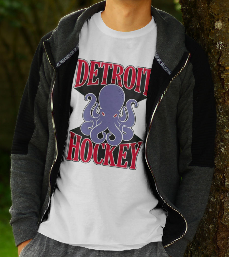 Detroit Hockey Octopus Sports T-Shirt