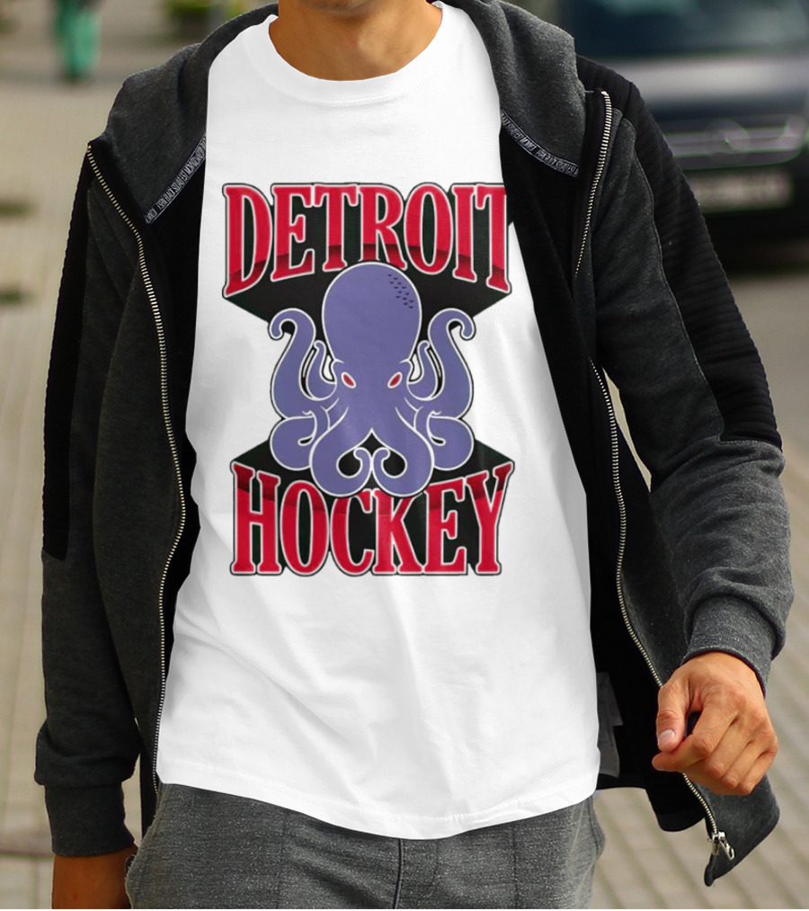 Detroit Hockey Octopus Sports T-Shirt