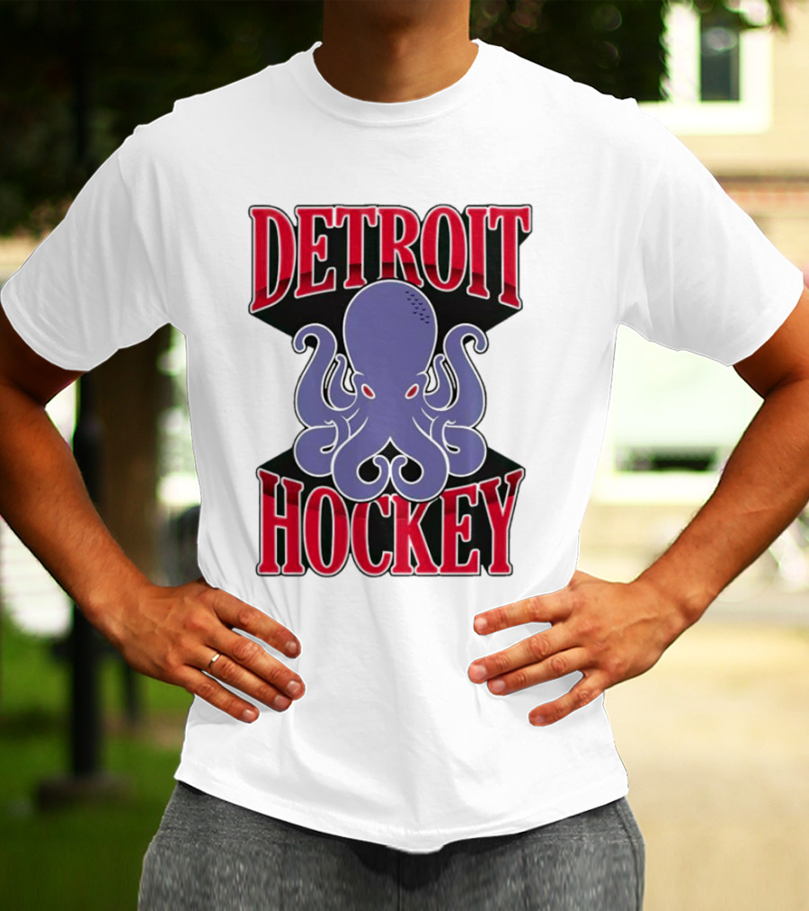 Detroit Hockey Octopus Sports T-Shirt