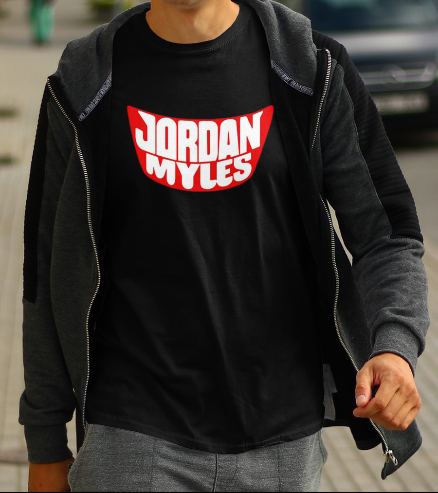 Jordan Myles Red And White T-Shirt