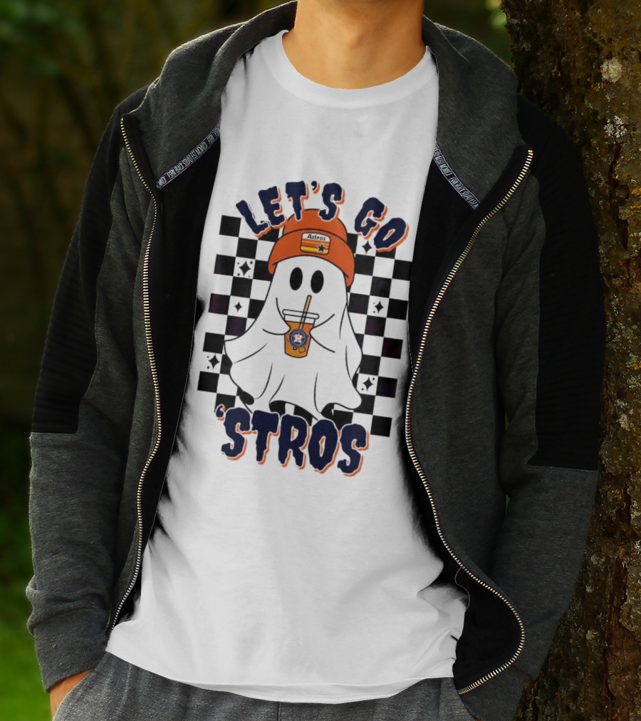 Let's Go 'Stros Houston Astros Ghost T-Shirt