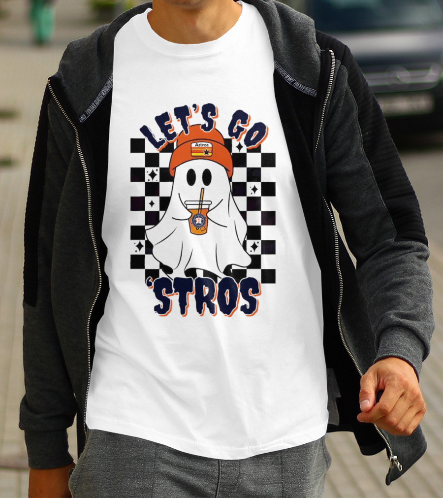 Let's Go 'Stros Houston Astros Ghost T-Shirt