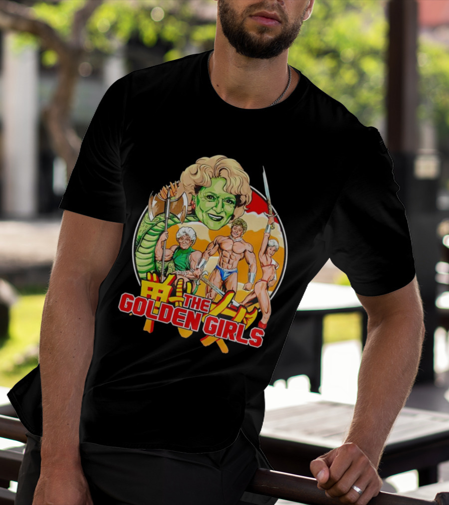 The Golden Girls Axe Warriors Anime T-Shirt