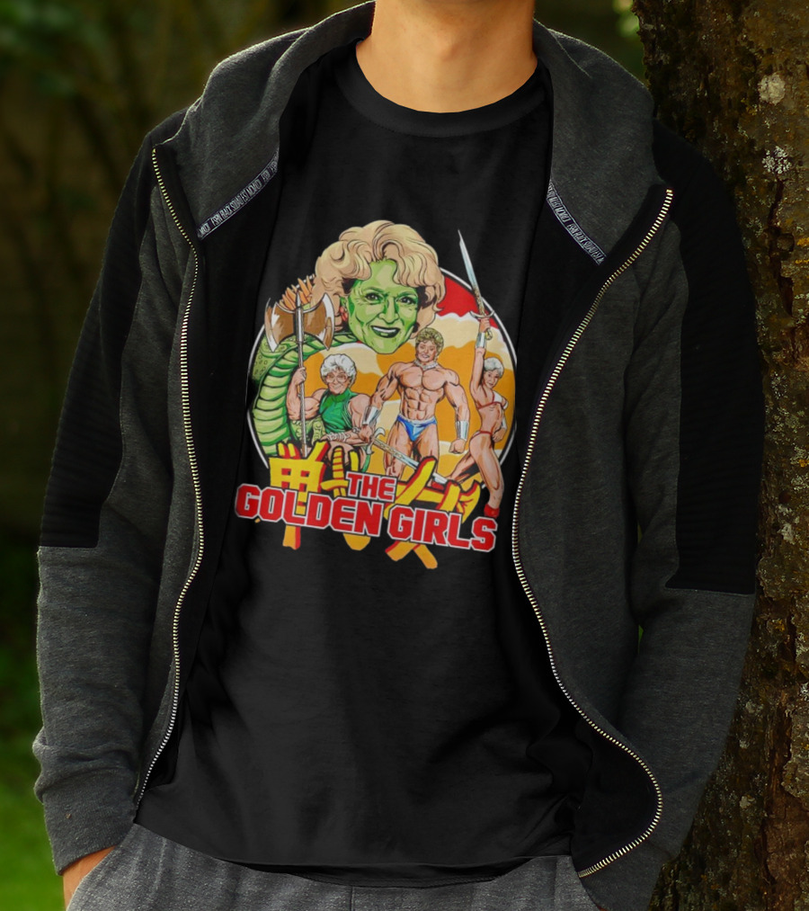 The Golden Girls Axe Warriors Anime T-Shirt