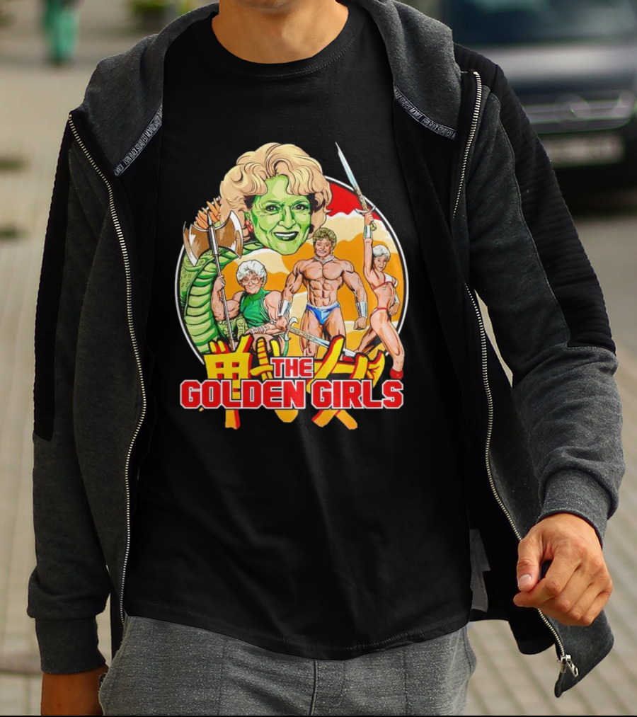 The Golden Girls Axe Warriors Anime T-Shirt