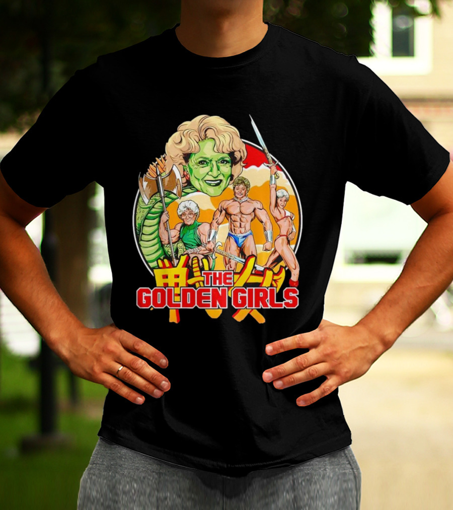 The Golden Girls Axe Warriors Anime T-Shirt