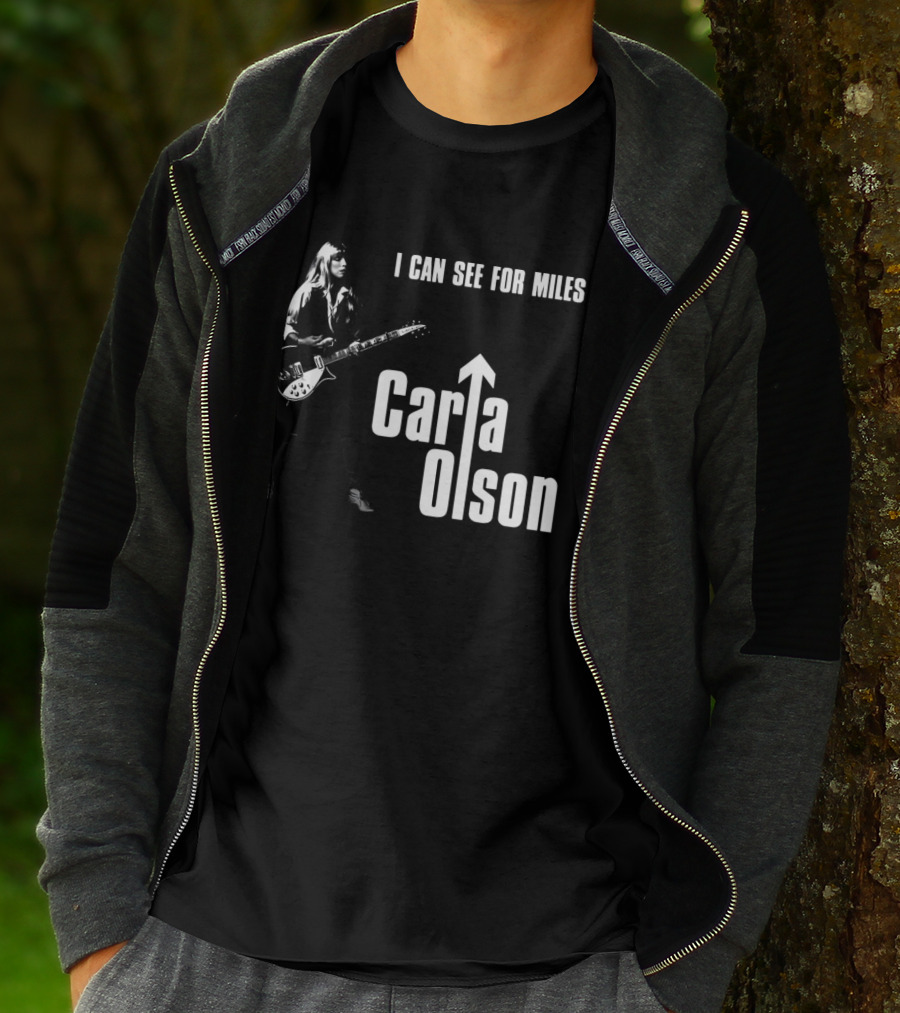 I Can See For Miles Carla Olson Guitar T-Shirt