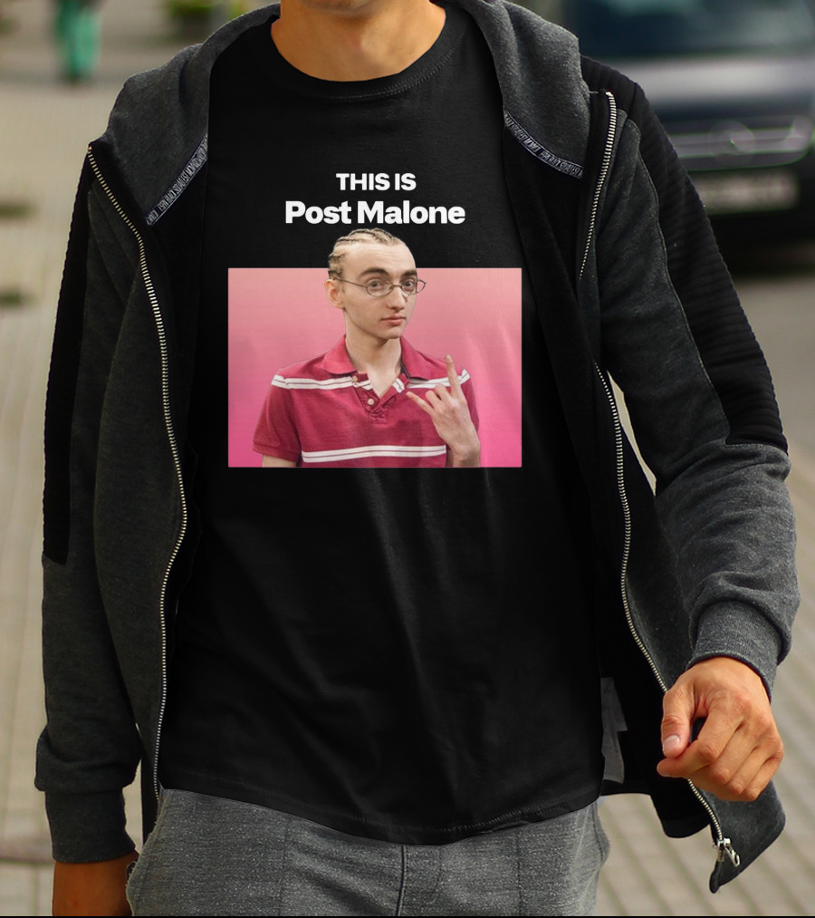 Sinjin Van Cleef This Is Post Malone T-Shirt