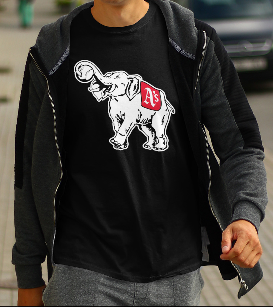 Philadelphia Athletics A's Elephant T-Shirt
