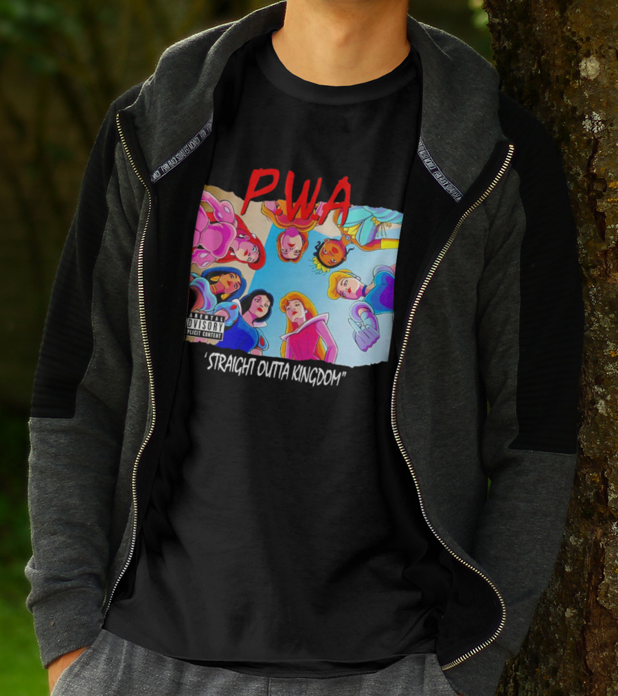 PWA Princess Straight Outta Kingdom Parental Advisory T-Shirt