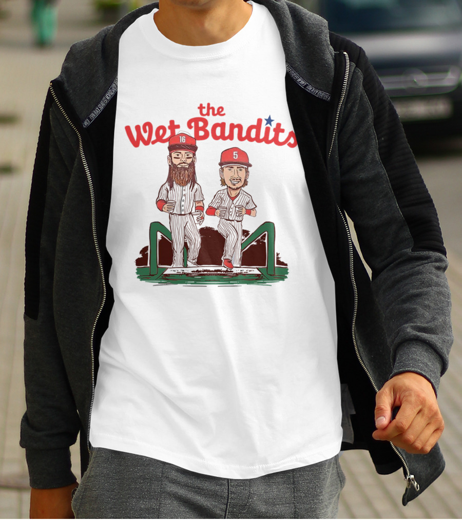 The Wet Bandits Phillies Baseball Players	Fmt T-Shirt