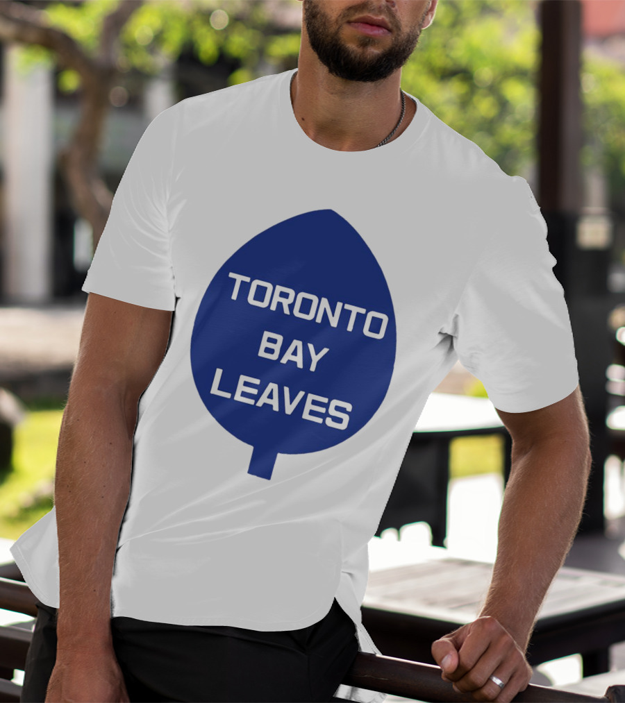 Toronto Bay Leaves Blue Leaf T-Shirt