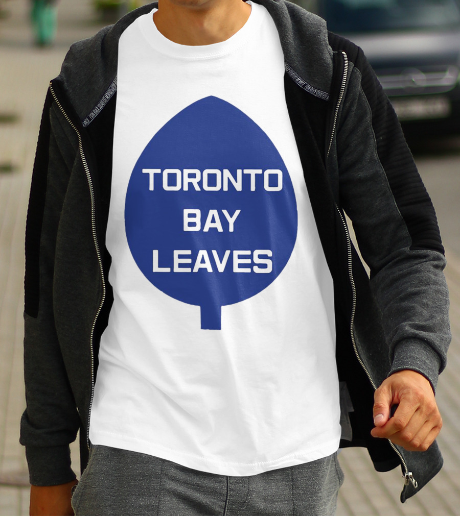Toronto Bay Leaves Blue Leaf T-Shirt