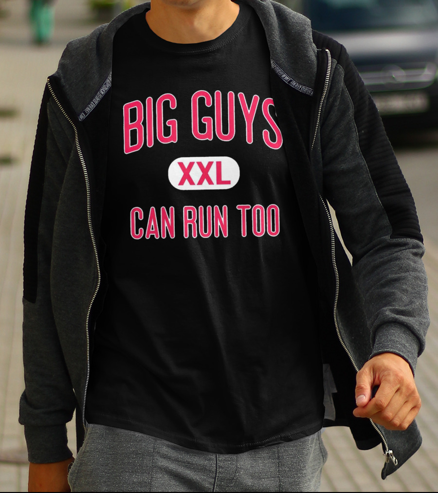 Big Guys Can Run Too XXL T-Shirt
