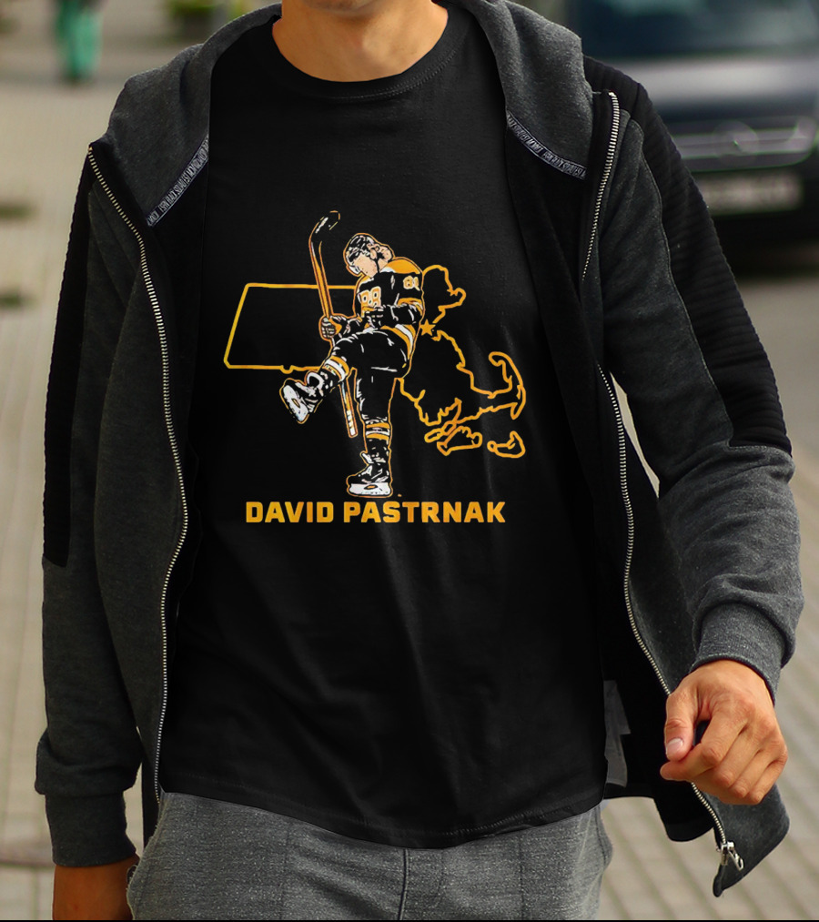 David Pastrnak Boston Bruins Massachusetts Hockey Star T-Shirt