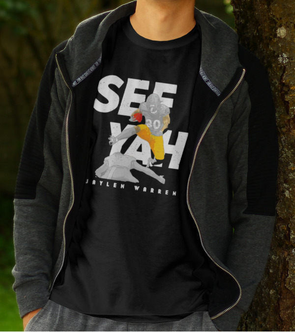 Jaylen Warren Pittsburgh See Yah Hurdle T-Shirt