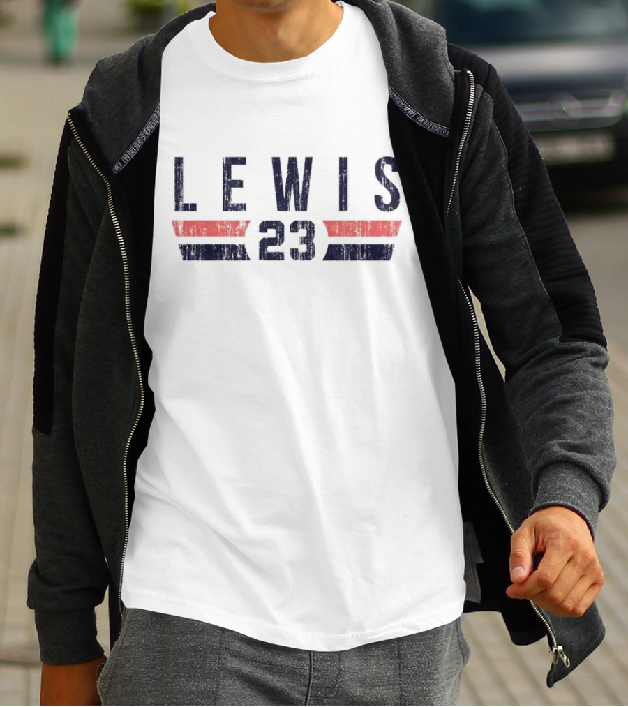 Lewis 23 Minnesota Font T-Shirt