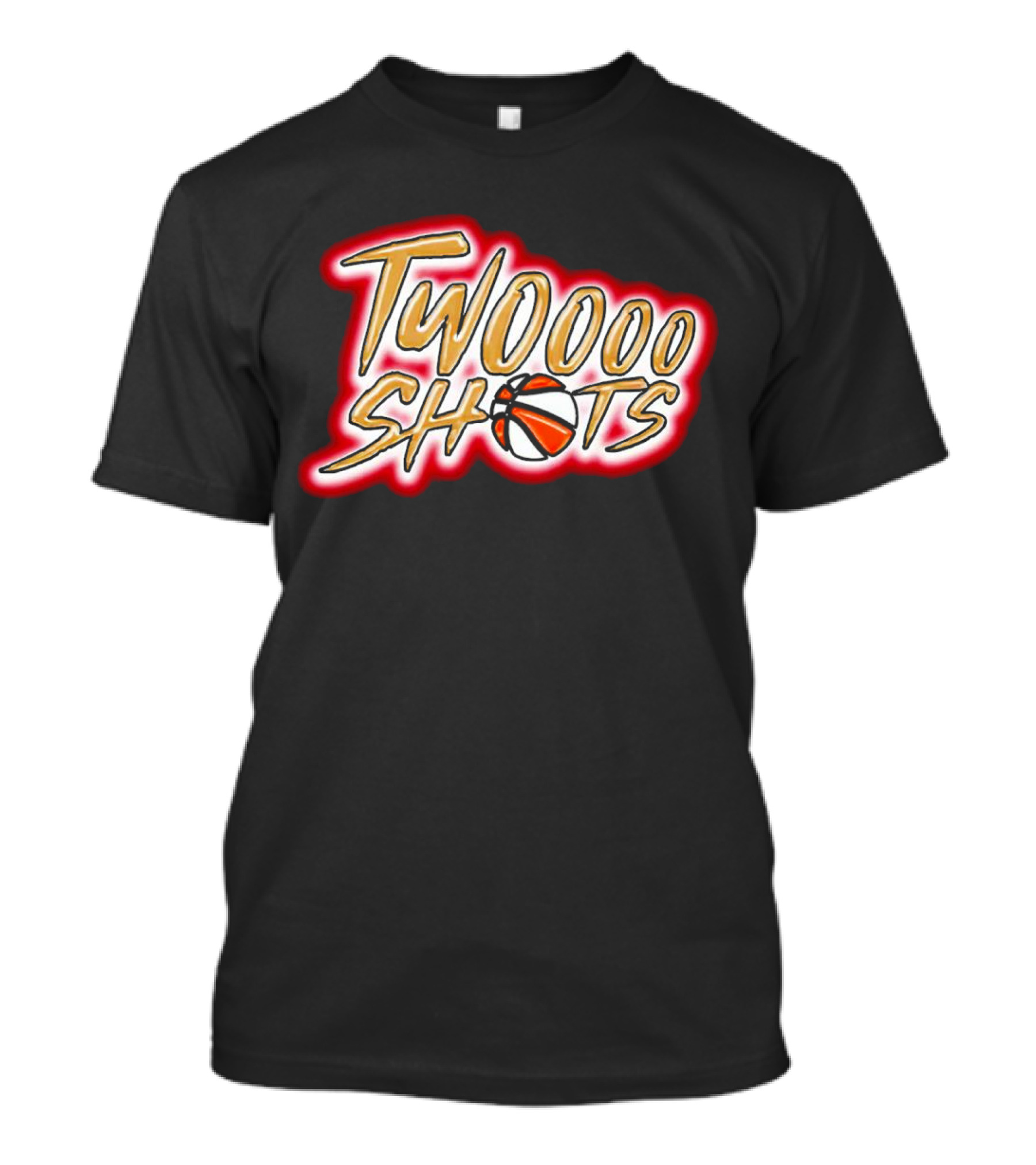 TWOOOO SHOTS Basketball T-Shirt