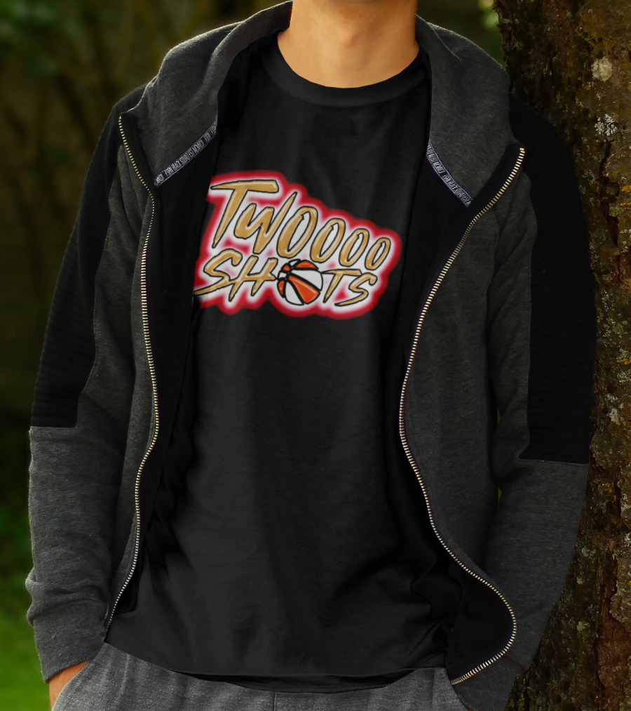 TWOOOO SHOTS Basketball T-Shirt