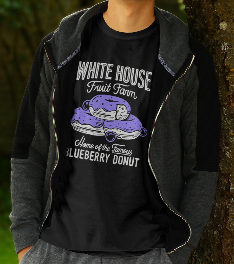 White House Fruit Farm Home Of The Famous Blueberry Donut T-Shirt