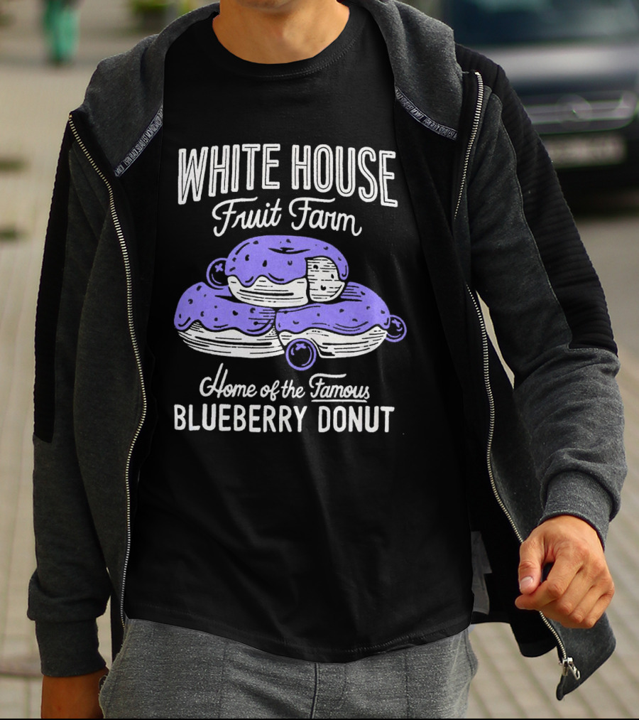 White House Fruit Farm Home Of The Famous Blueberry Donut T-Shirt