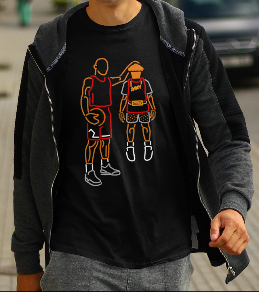 Air Johnny Mars Basketball Legend Neon T-Shirt