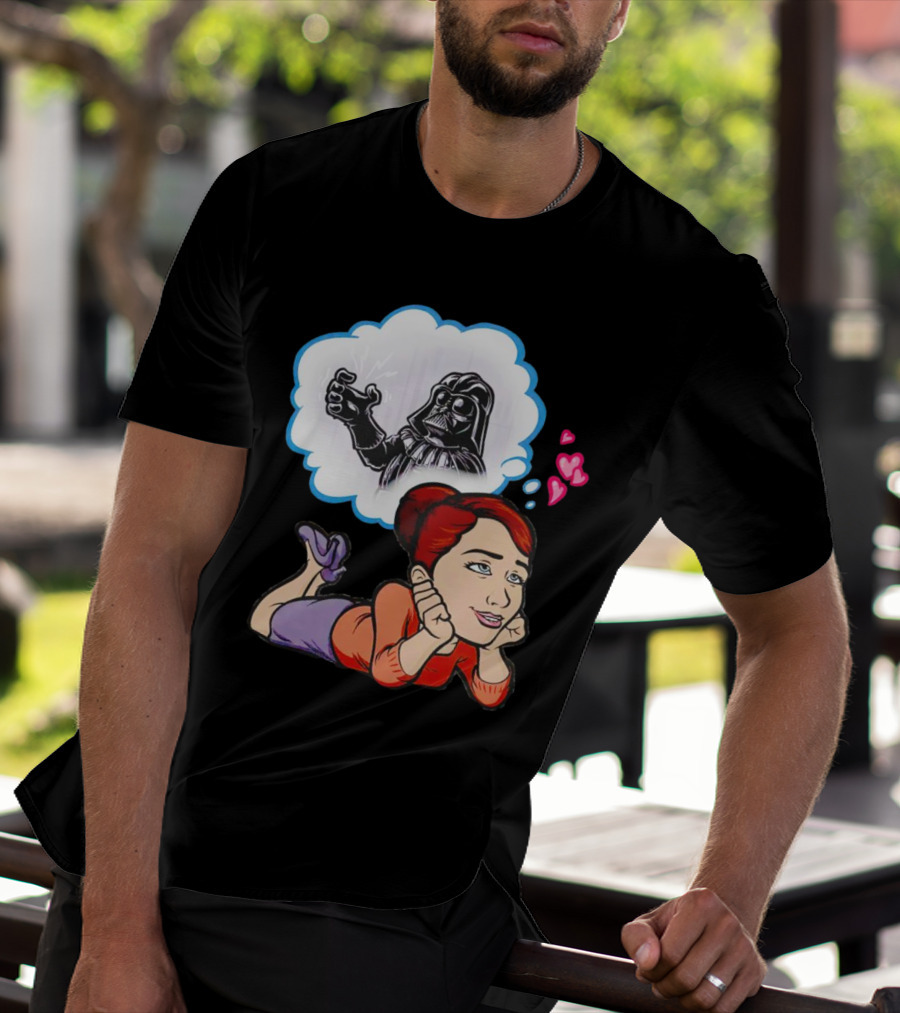Darth Vader Use The Force Please Dreaming Hearts T-Shirt