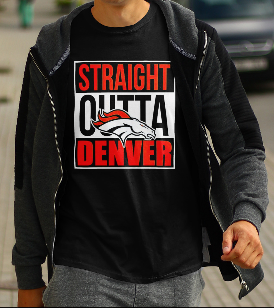 Straight Outta Denver Broncos T-Shirt