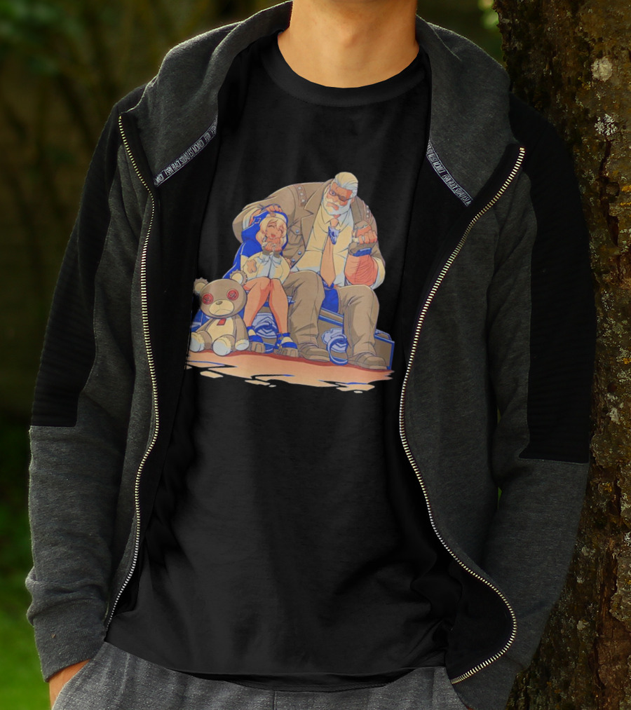 Family Lunch With Roger Bridget And Goldlewis Sitting Together T-Shirt