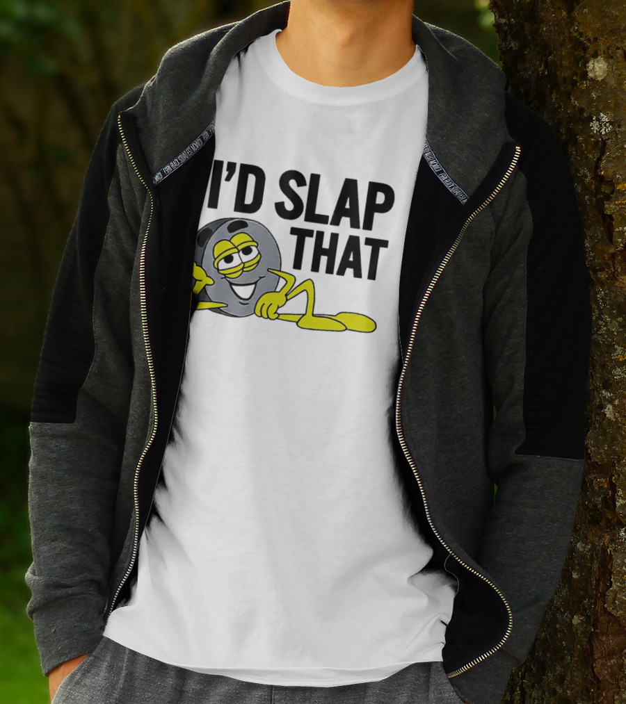I’d Slap That Smiling Emoji Leaning With Sunglasses T-Shirt