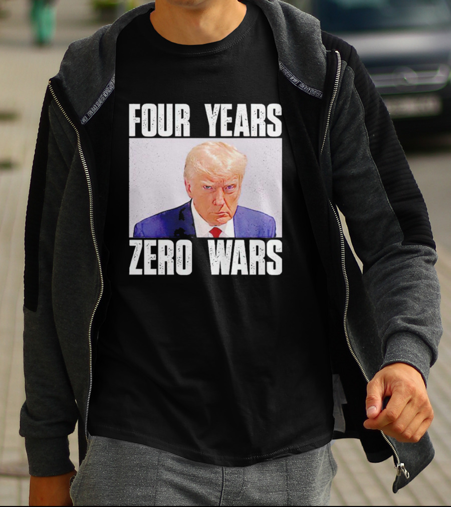 Four Years Zero Wars Portrait Image T-Shirt