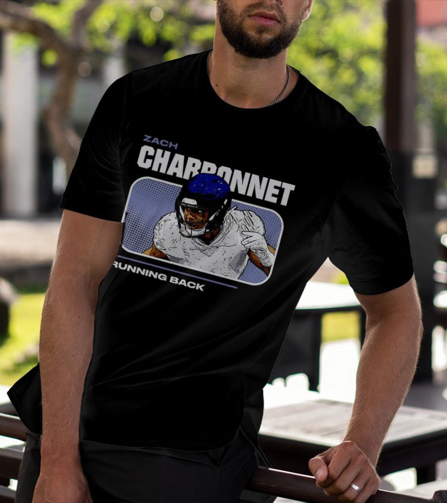 Zach Charbonnet Running Back Vintage Football T-Shirt