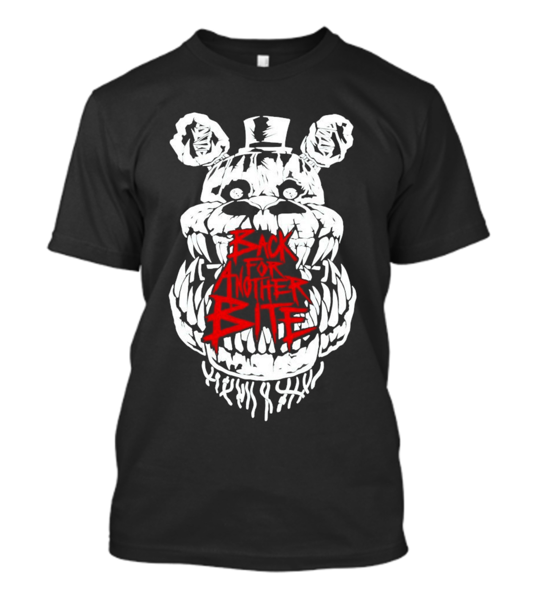 Back For Another Bite Creepy Bear Face T-Shirt