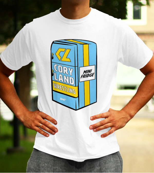 CL Cory Land Wrestling Mini Fridge EMC T-Shirt