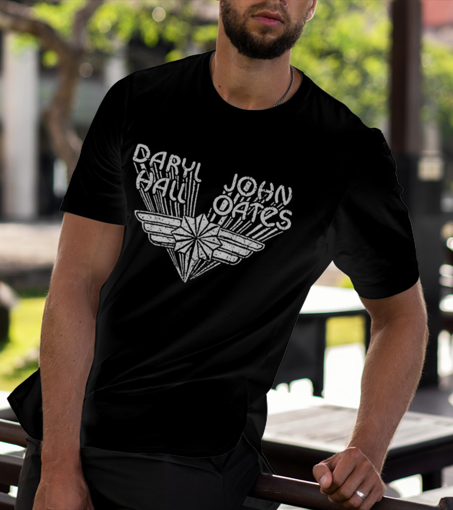 Daryl Hall John Oates Bigger Than Both Of Us Concert Winged Star T-Shirt