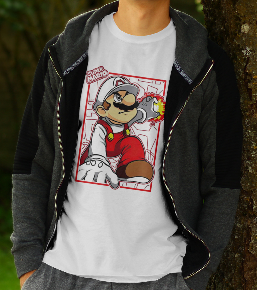 Super Mario Fire Power T-Shirt